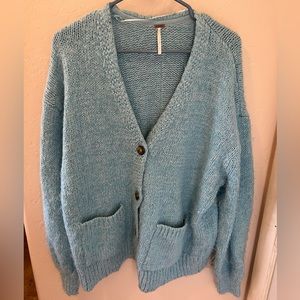 Free people oversized blue sweater from Dolls Kill